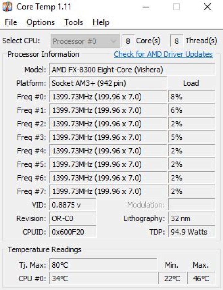 Is 85 degrees hot for CPU?