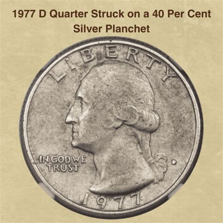 Is a 1977 quarter silver?