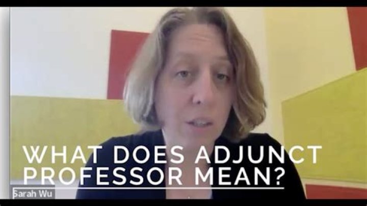 Is an adjunct professor still a professor?