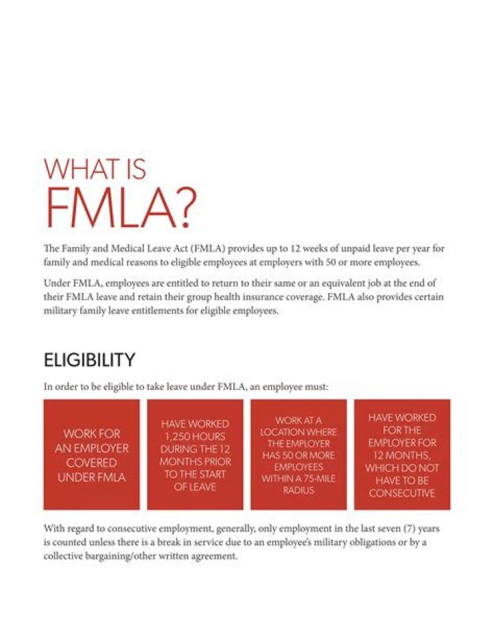 Is FMLA 12 consecutive weeks?