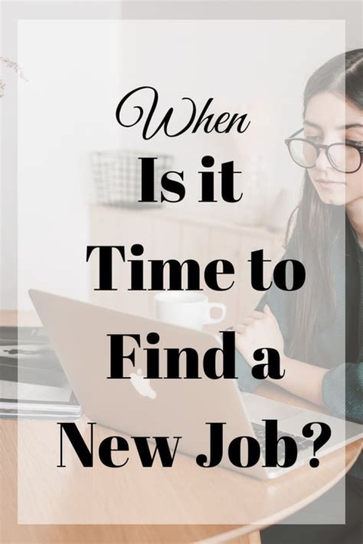 Is it a good time to find a new job?