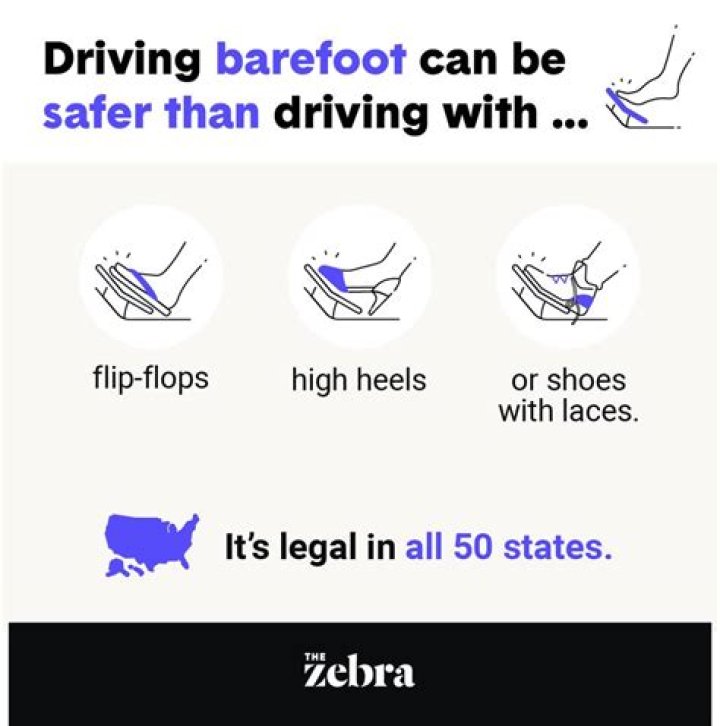 Is it illegal to drive barefoot in the state of Arkansas?