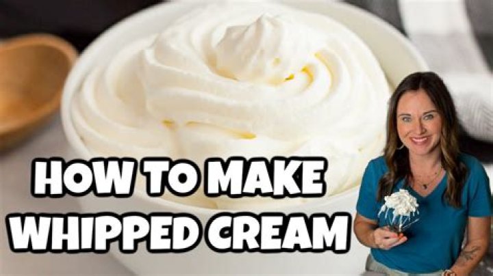 Is it OK to eat whipped cream?