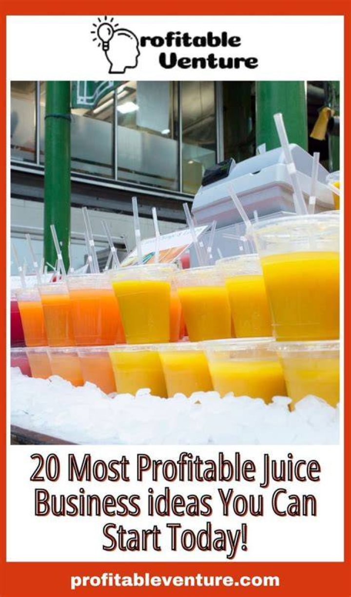 Is juice a profitable business?