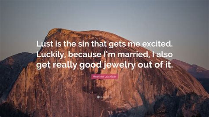 Is lusting a sin?