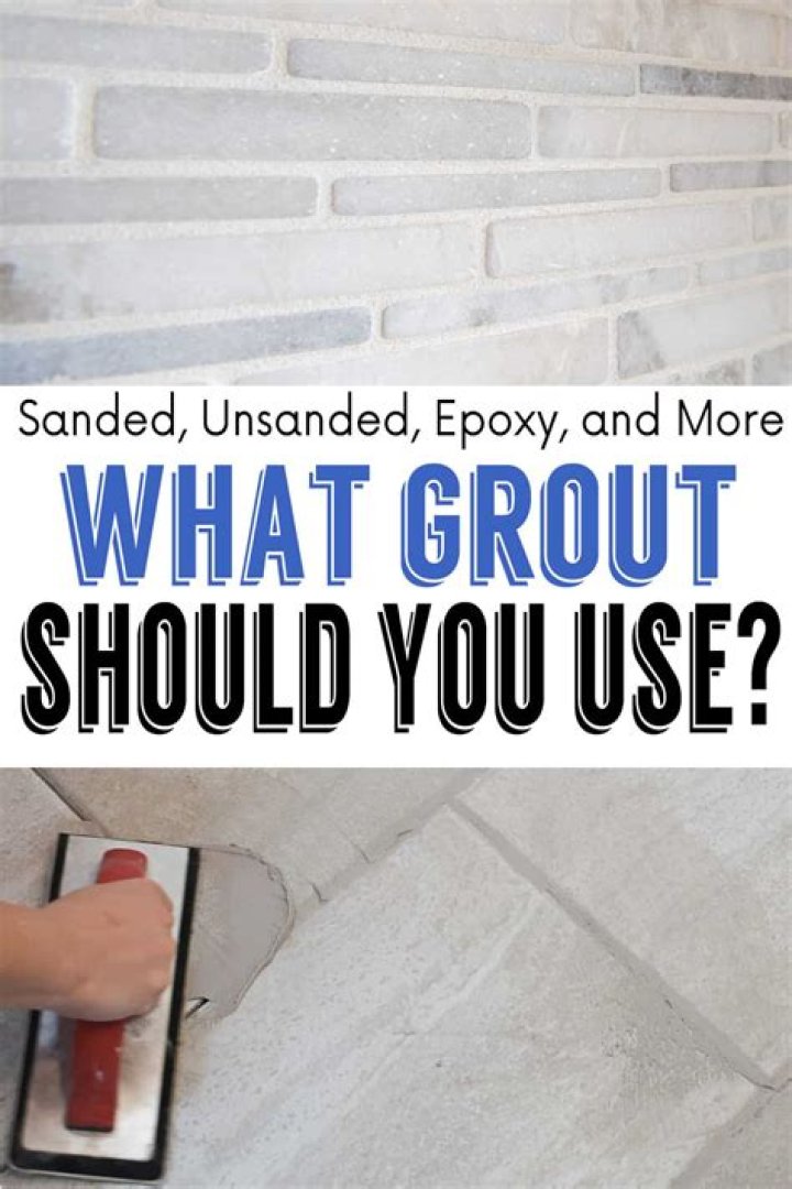 Is sanded or unsanded grout better for shower?