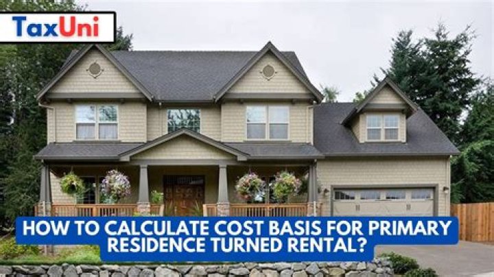 Is the basis of a primary residence converted to a rental?
