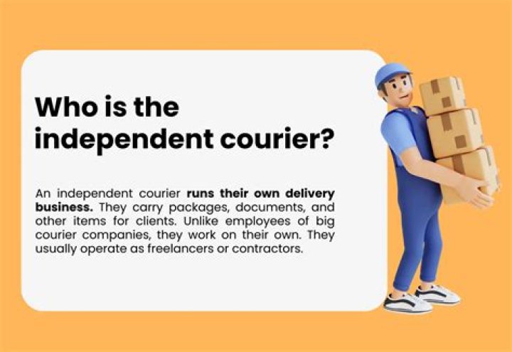 Is there a job for an independent Courier?