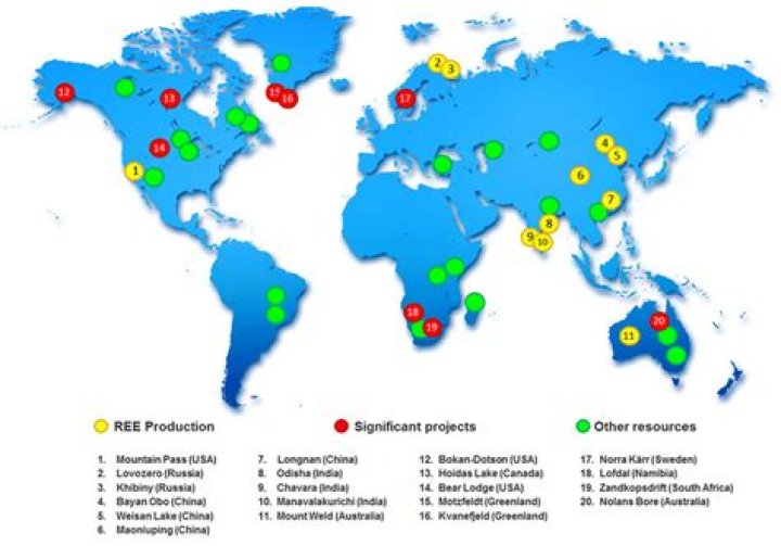 Is vanadium a rare earth metal?