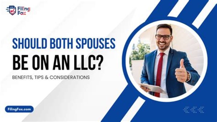 Should both spouses be on an LLC?