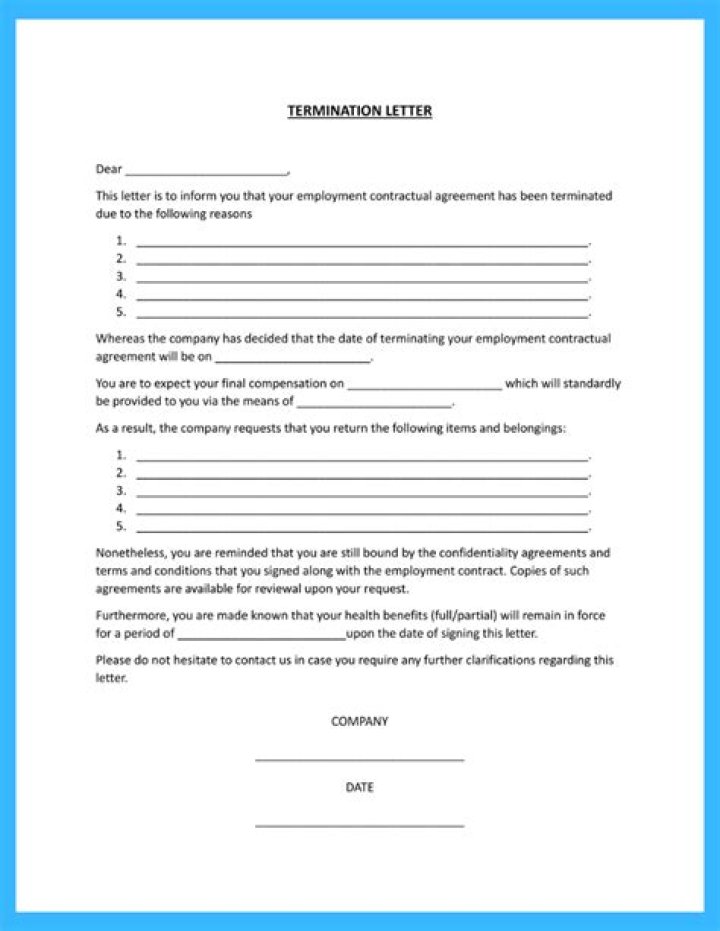 Should I sign my termination papers if fired?