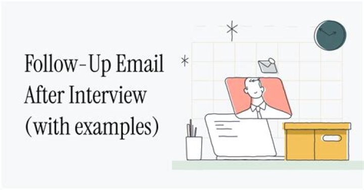 What are 2 examples of how you can follow up after an interview?