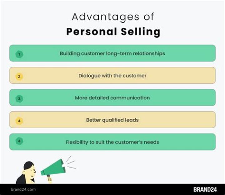 What are 2 examples of personal selling?