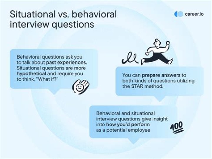 What are 3 experience based situational interview questions?