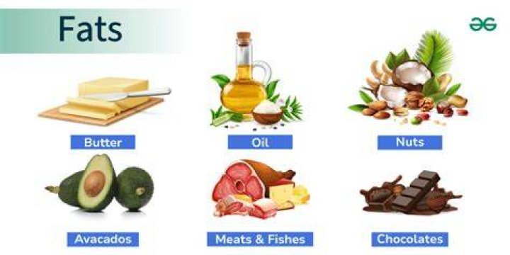 What are 3 types of fat commonly used in cooking?