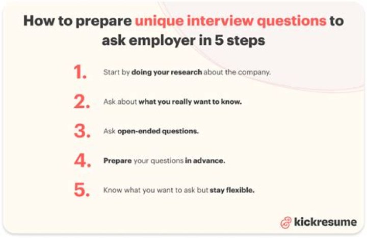 What are 5 questions to ask a employer?