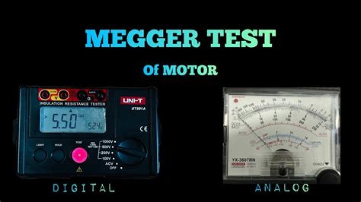 What are acceptable Megger test readings?