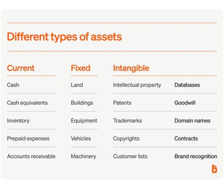 What are assets with no physical form called?