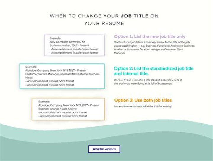 What are common job titles?