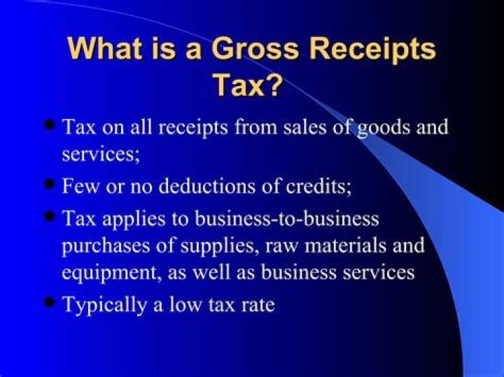 What are gross receipts in Virginia?