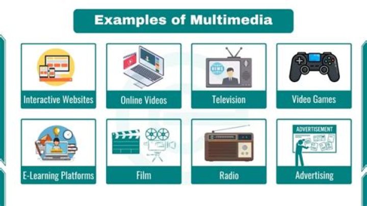 What are multimedia examples?