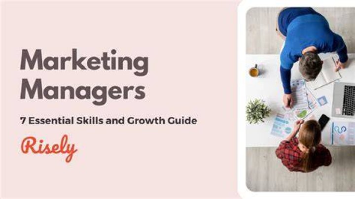 What are skills required by a marketing manager?