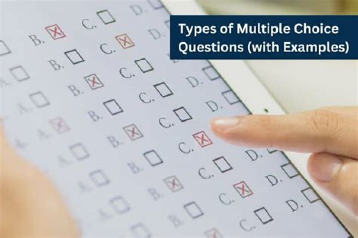 What are some guidelines of multiple choice test?
