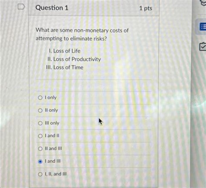 What are some non-monetary costs?