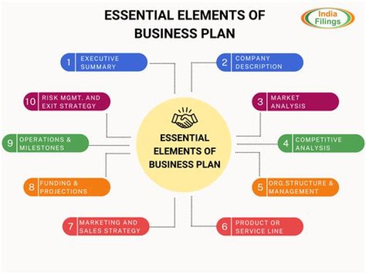 What are the 5 basic elements of a business plan?