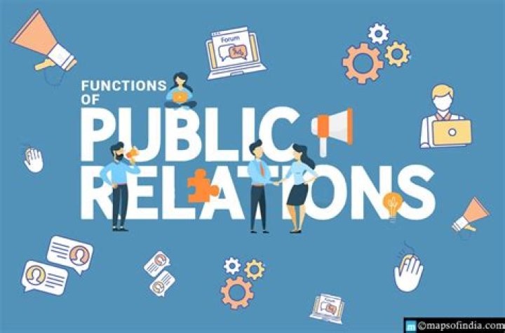 What are the 5 functions of public relations?