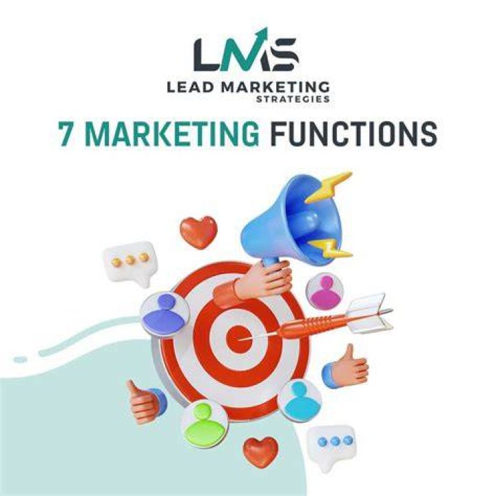 What are the 7 functions of marketing with examples?