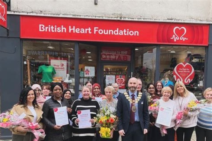 What are the functional areas of British Heart Foundation?