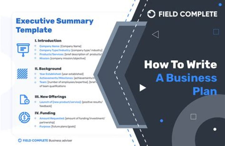 What are the important features of a well written business plan?