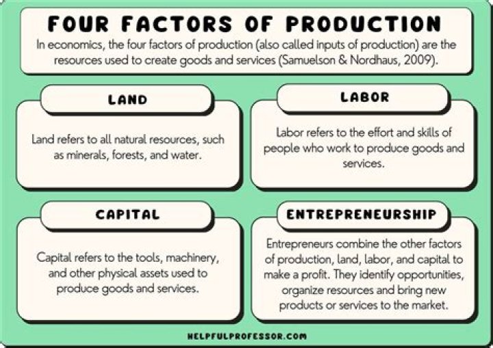 What are the main factors of production?