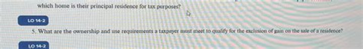 What are the ownership and use requirements a taxpayer must meet to qualify for the exclusion of gain on the sale of a residence?