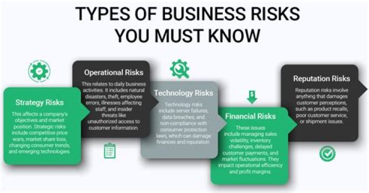 What are the three features of business risk?