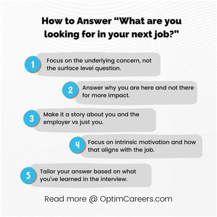 What are you looking for in a job best answer?