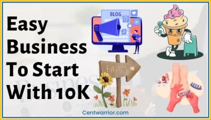 What business should I start with 10k?