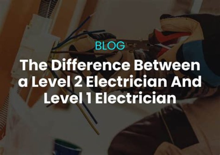 What can a level 1 electrician do?