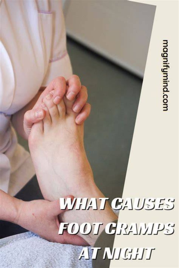 What causes foot cramps at night?