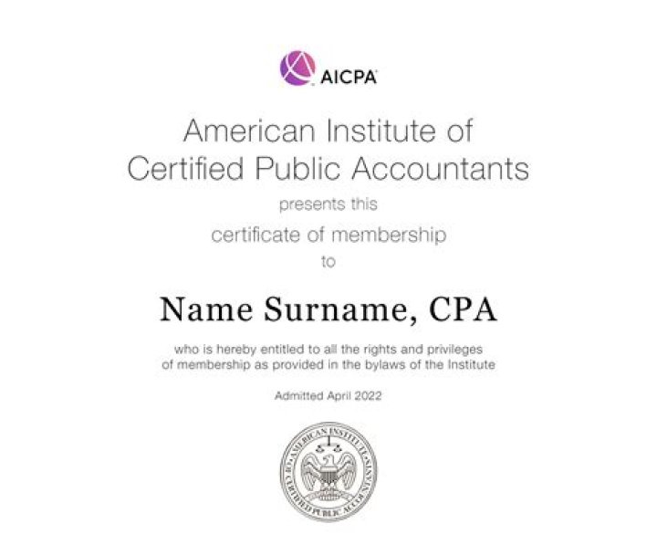 What Certificate do you need for accounting?