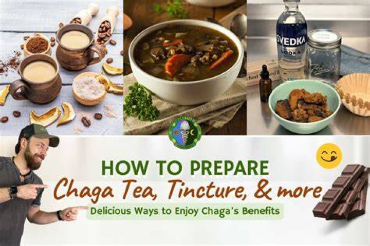 What color should chaga tea be?