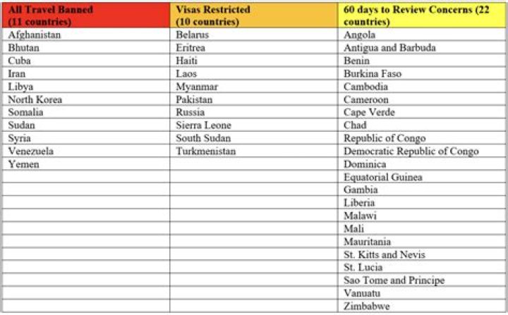 What countries can convicted felons travel to?