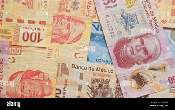 What denominations do Mexican pesos come in?