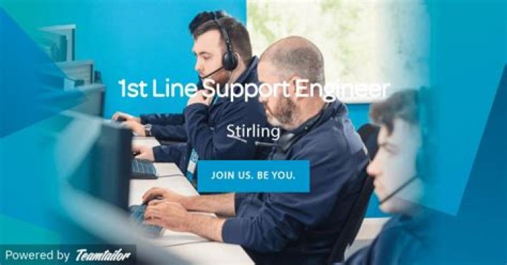 What do 1st line support do?