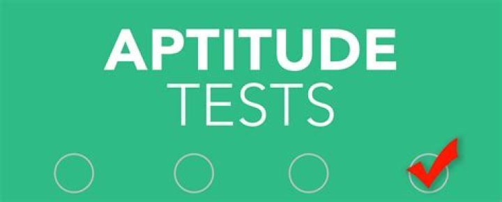 What do aptitude tests consist of?