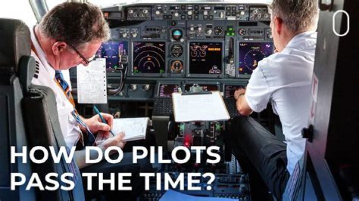 What do the pilots say before take-off?