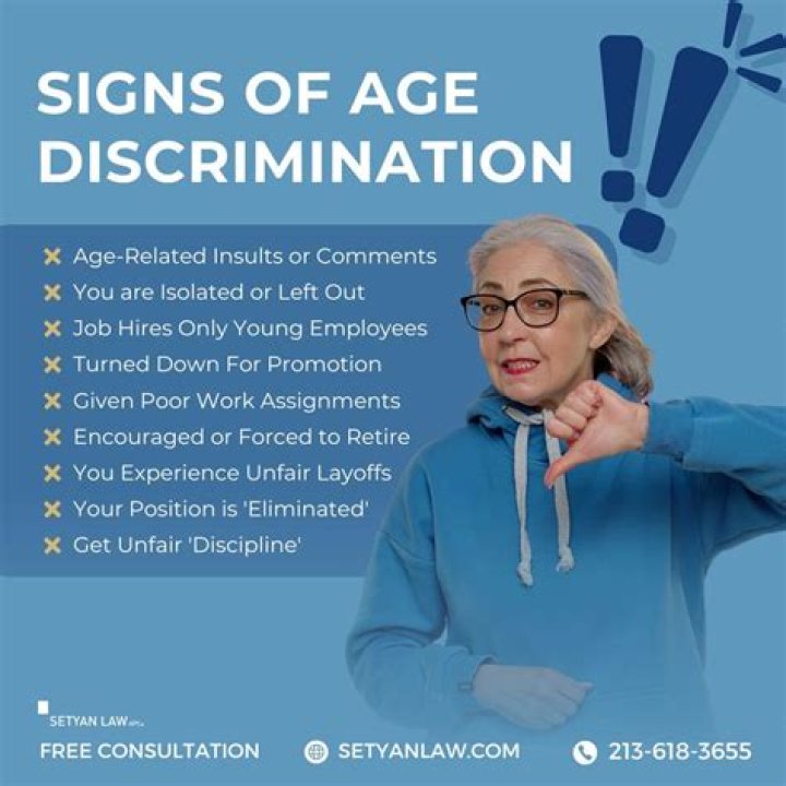 What do you need to prove for age discrimination?