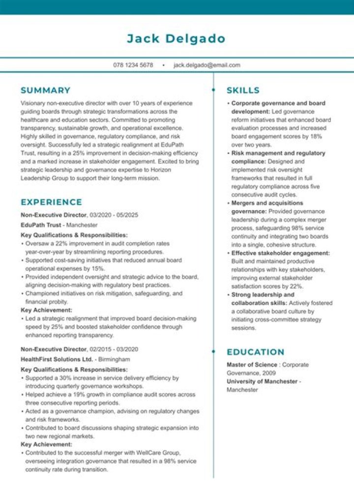 What does 2021 resume look like?