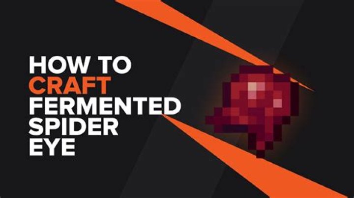 What does a fermented spider eye do?